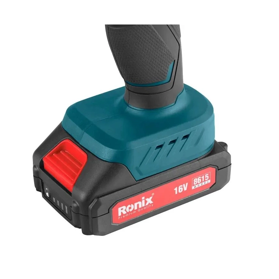 دریل شارژی لیتیوم 16 ولت چکشی 8615 (رونیکس) - 4